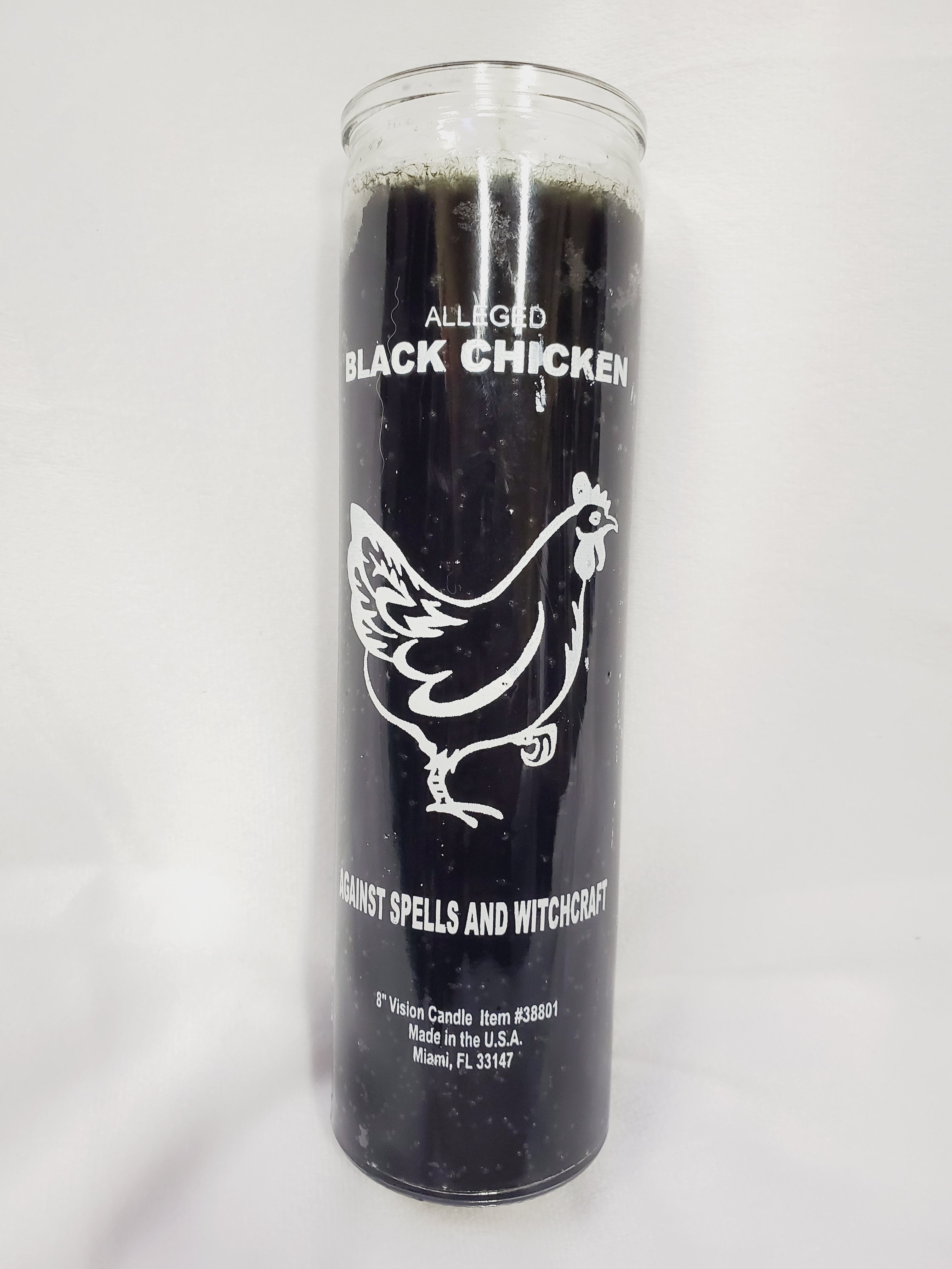 Black Chichen spiritual Candle