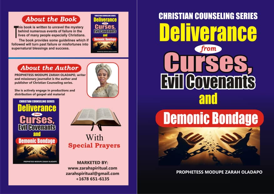 Deliverance from Curses,Evil Covenant and Demonic Bondage Counseling book