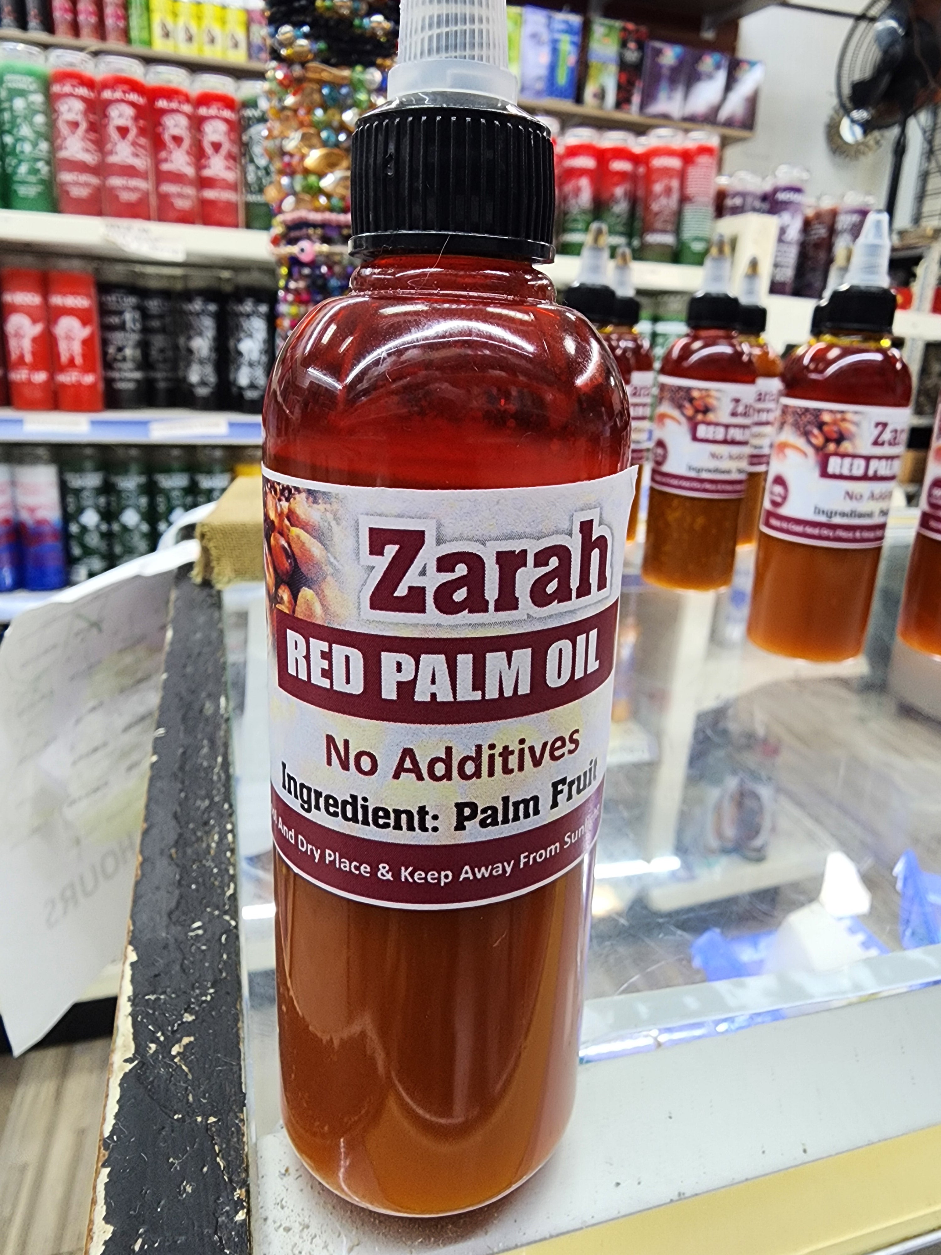 Red palm oil, for multiple uses