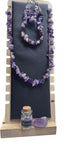 Set of crystal jewelry