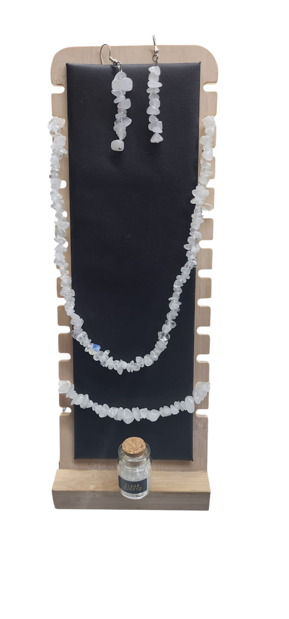 Set of crystal jewelry