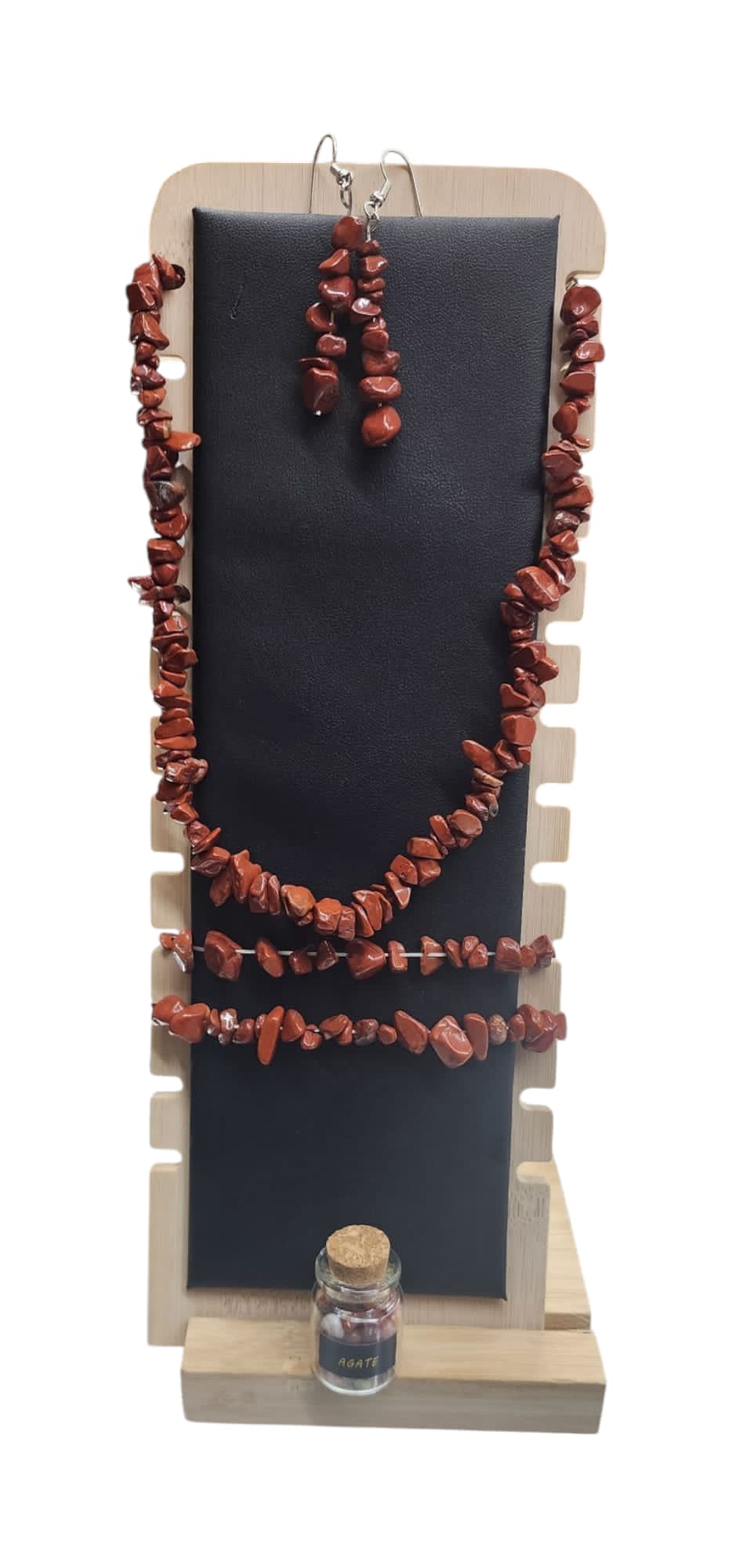 Set of crystal jewelry