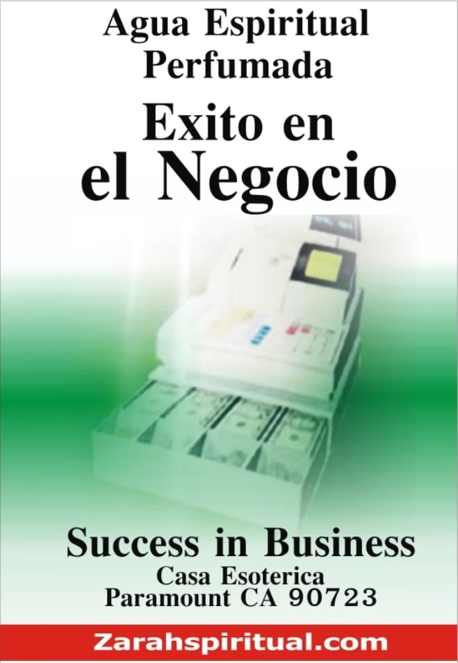 Success in business perfume spray