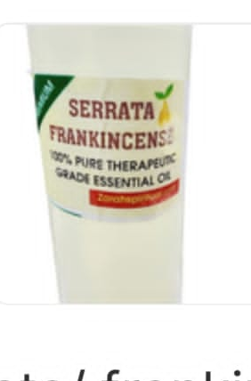 NON RAW Serrata/ frankincense oil