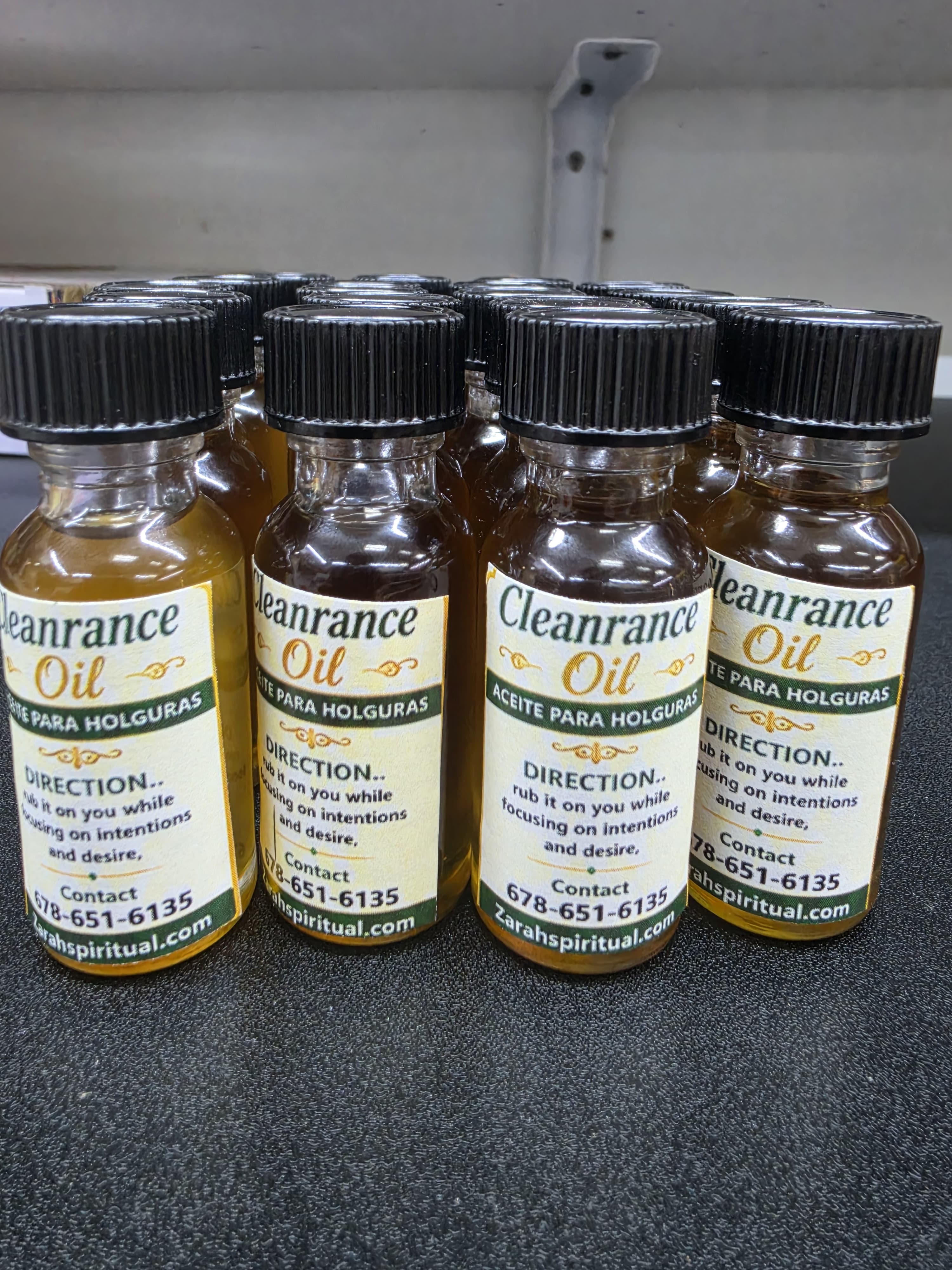 Clearance oil