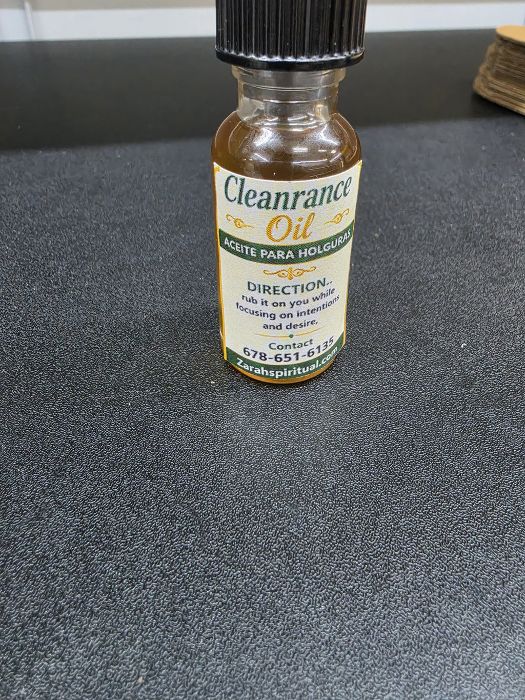 Clearance oil