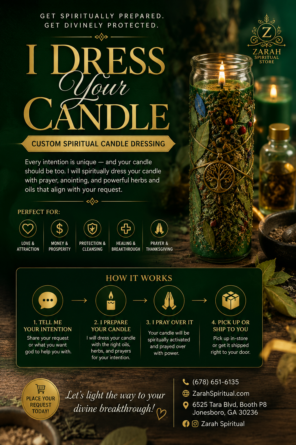 Dress my candle