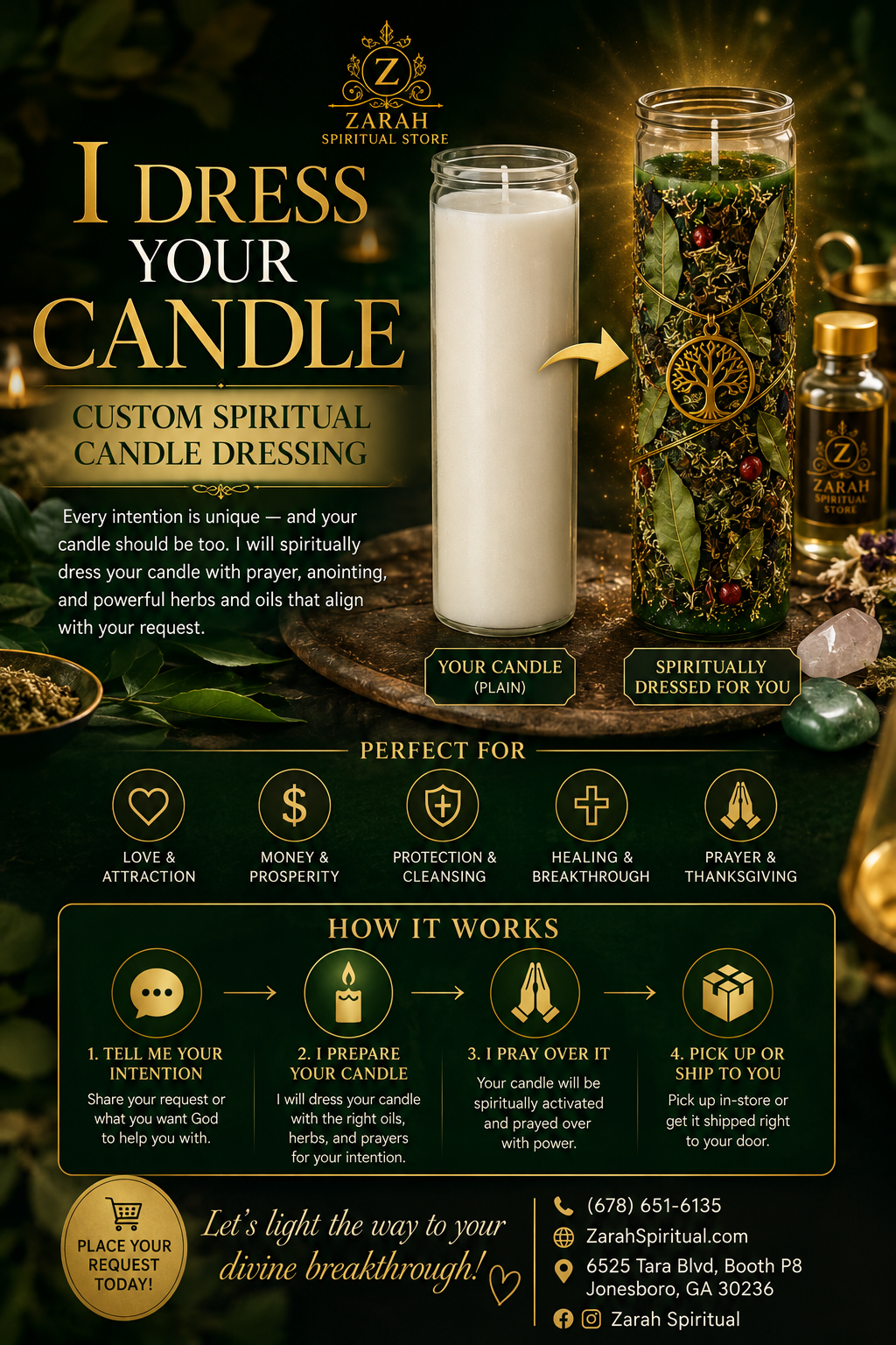 Dress my candle