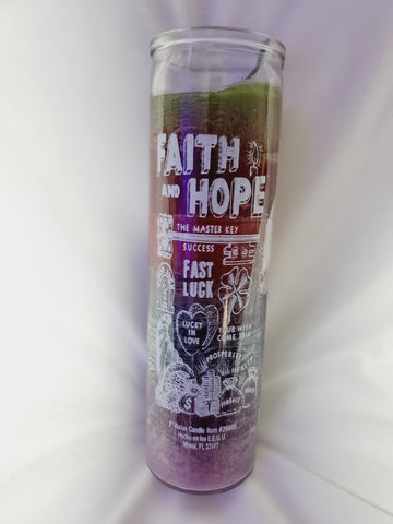 Faith and Hope Spiritual candle