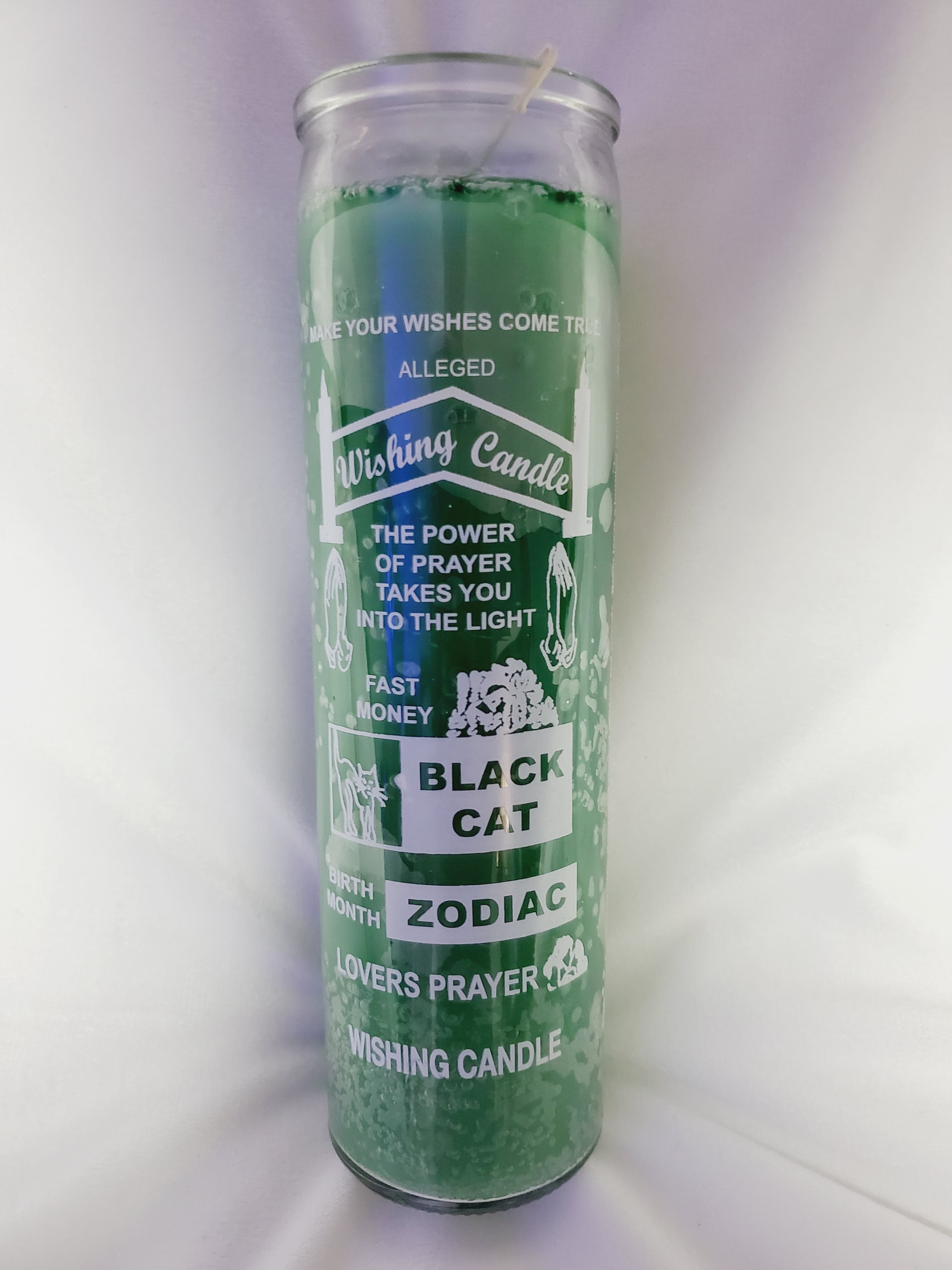 Wishing Candle/ Black Cat Zodiac