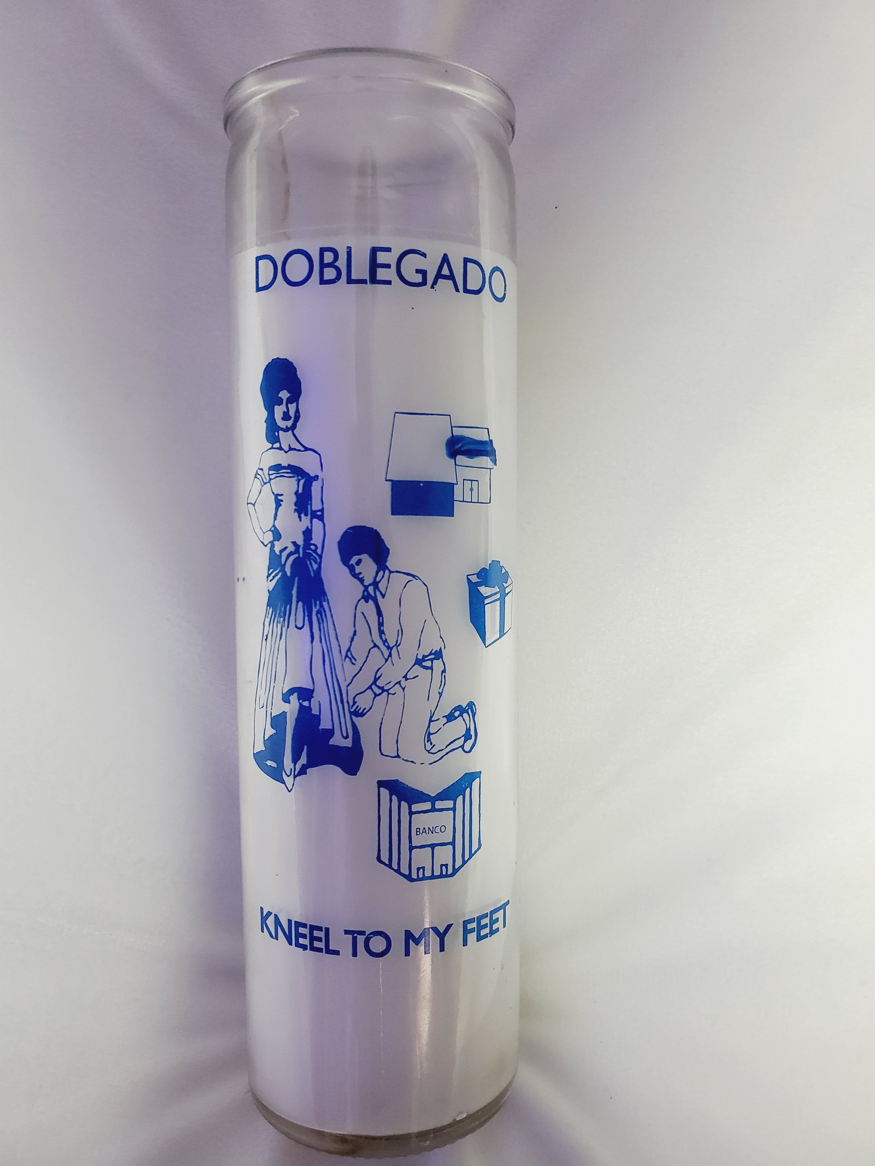 Kneel To My Feet spiritual Candle