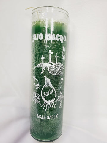 Ajo macho / Male garlic spiritual candle
