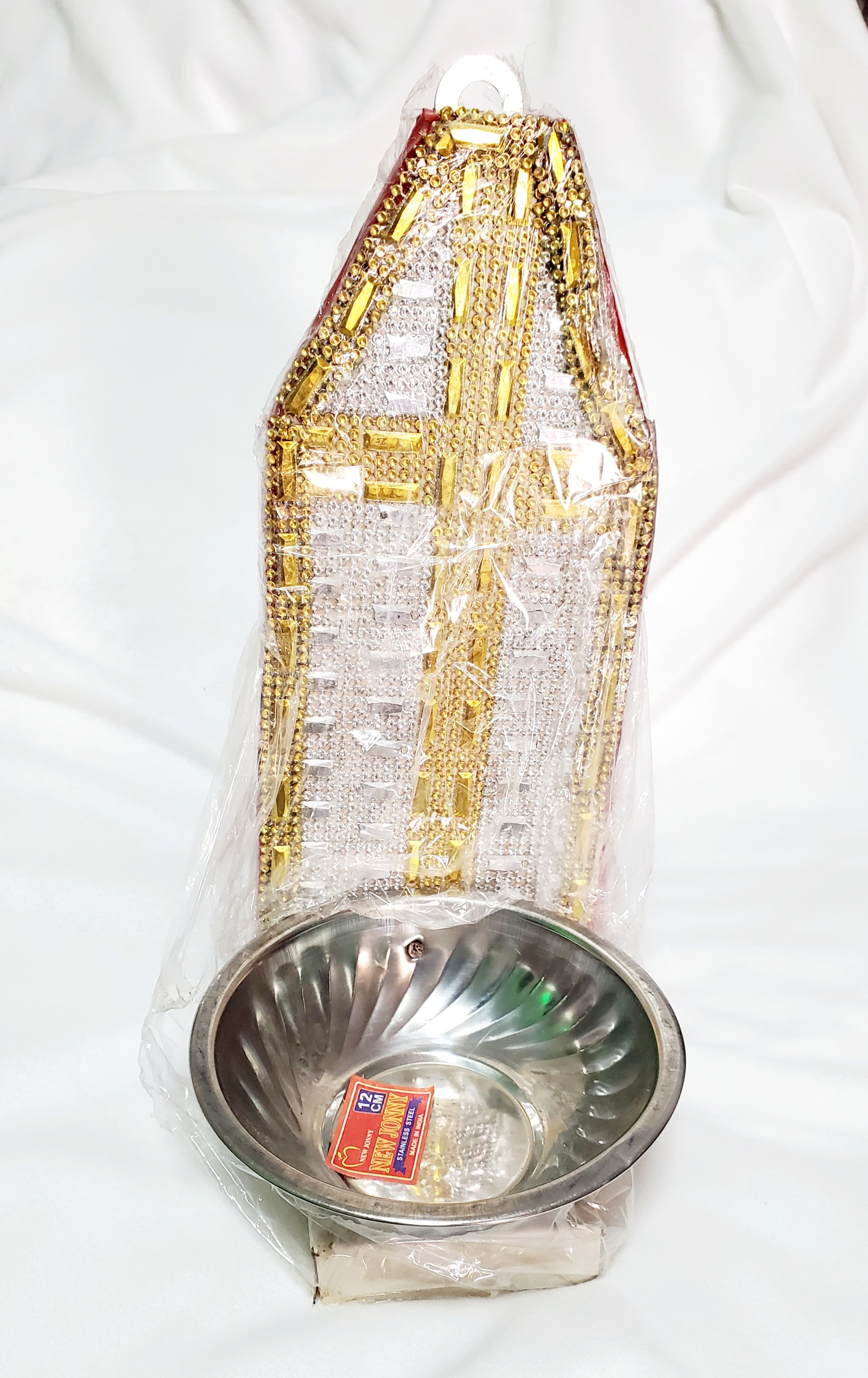 African imports crucifix holy water font