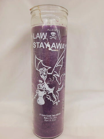 LAW STAY AWAY CANDLE